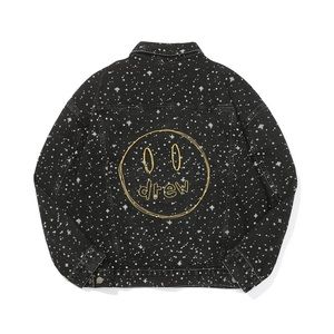 DREW HOUSE - denim trucker jacket - starry night